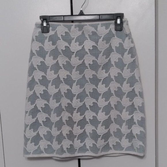 Tory Burch Dresses & Skirts - Tory Burch Silk and Cotton Midi Skirt Size 4